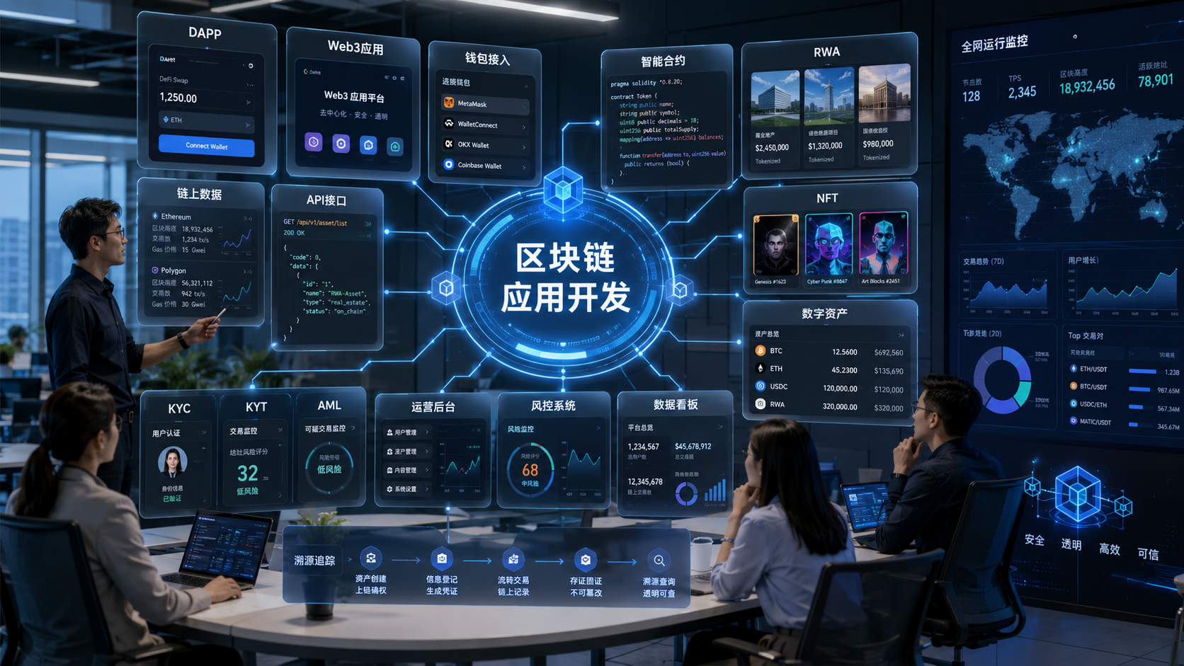 区块链应用开发技术方案：企业级Web3应用落地与系统集成路径